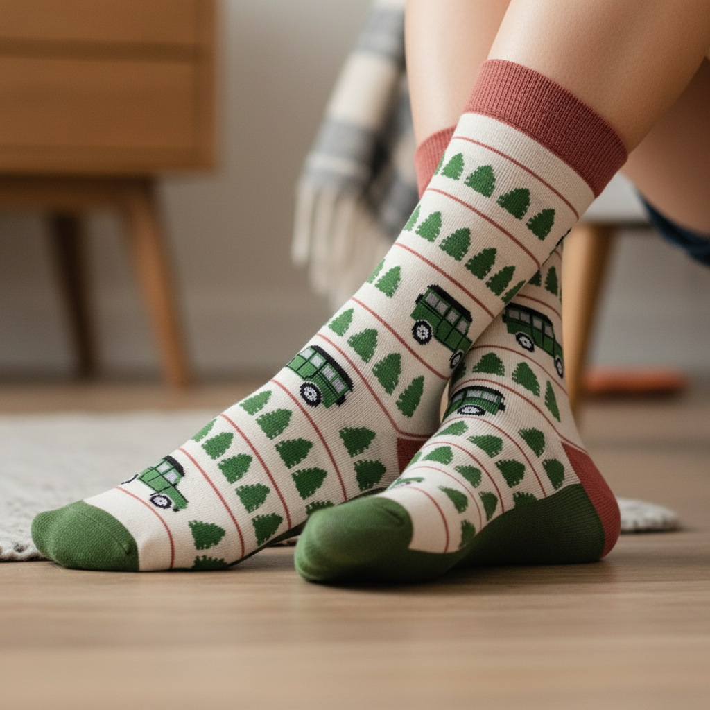 COUNTRYSIDE CHARM BAMBOO SOCKS + GIFTBOX