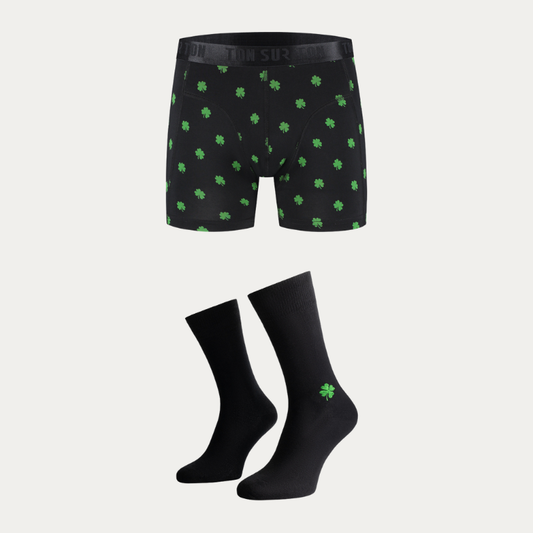 GET LUCKY - ORGANIC BOXER & SOCKS