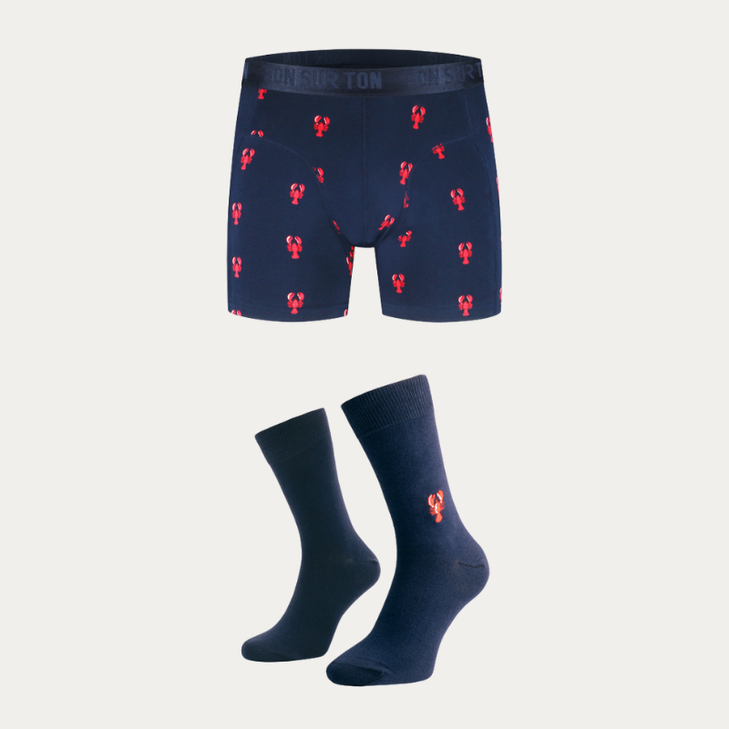 LOBSTER LOVE - ORGANIC BOXERS & SOCKS