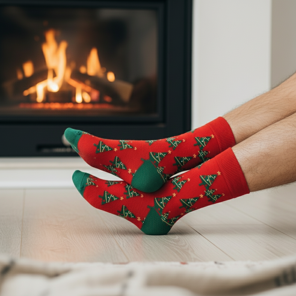 CHRISTMAS SOCKS FOR HIM + GIFTBOX