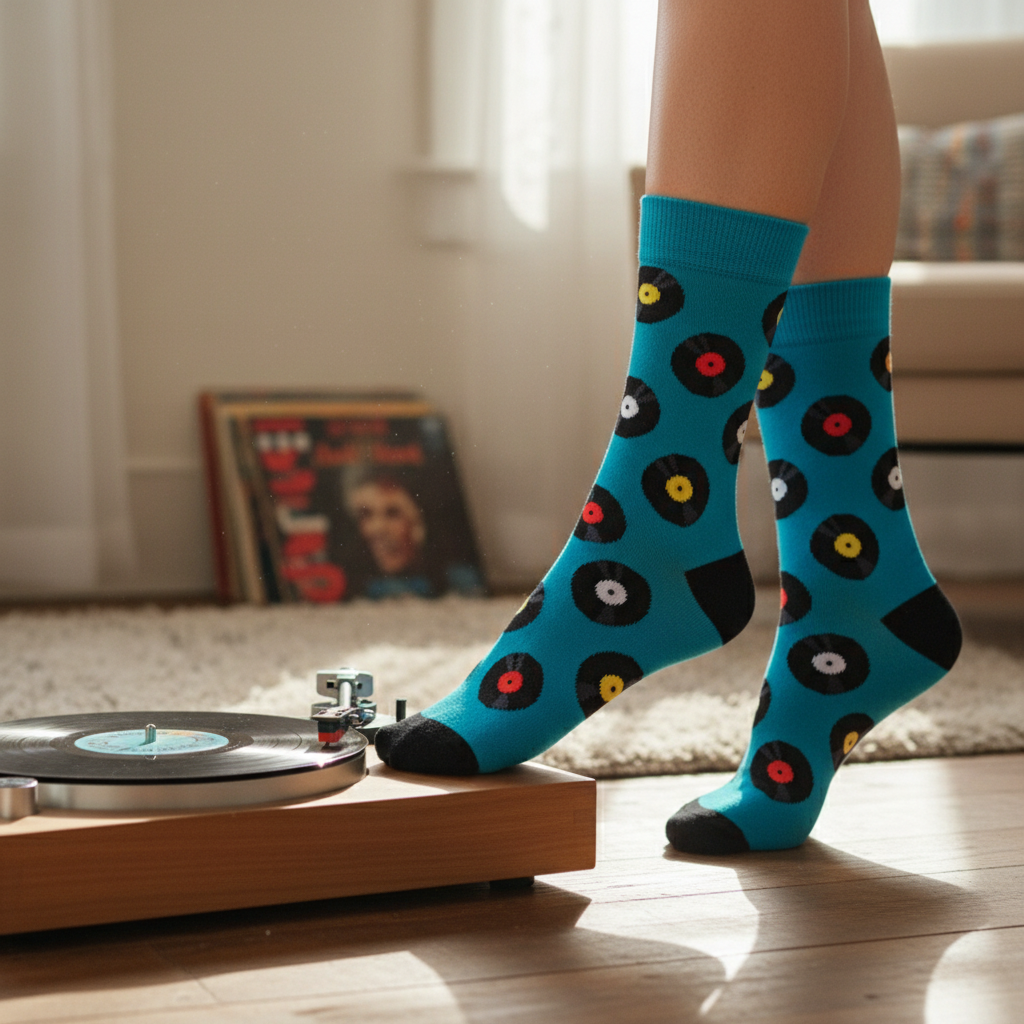 RETRO RHYTHMS SOCKS + GIFTBOX