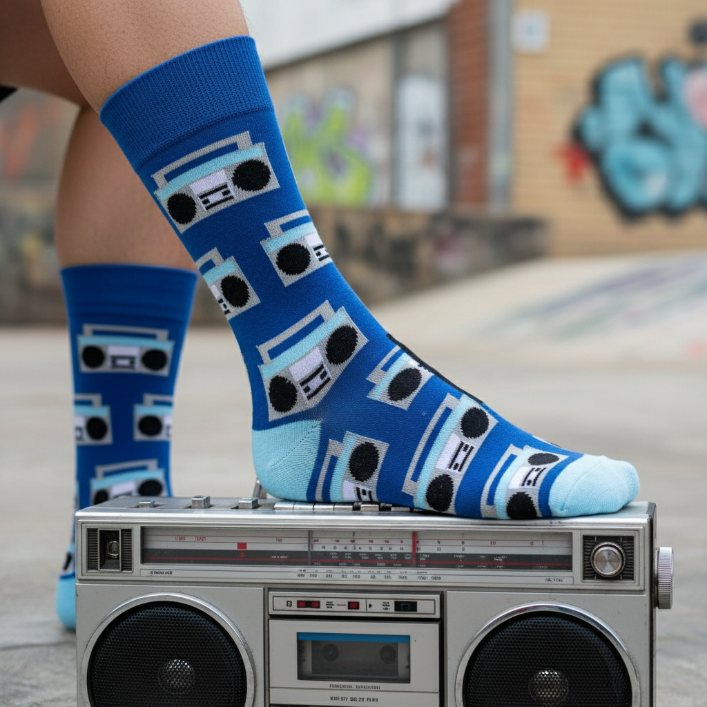 RETRO RHYTHMS SOCKS + GIFTBOX