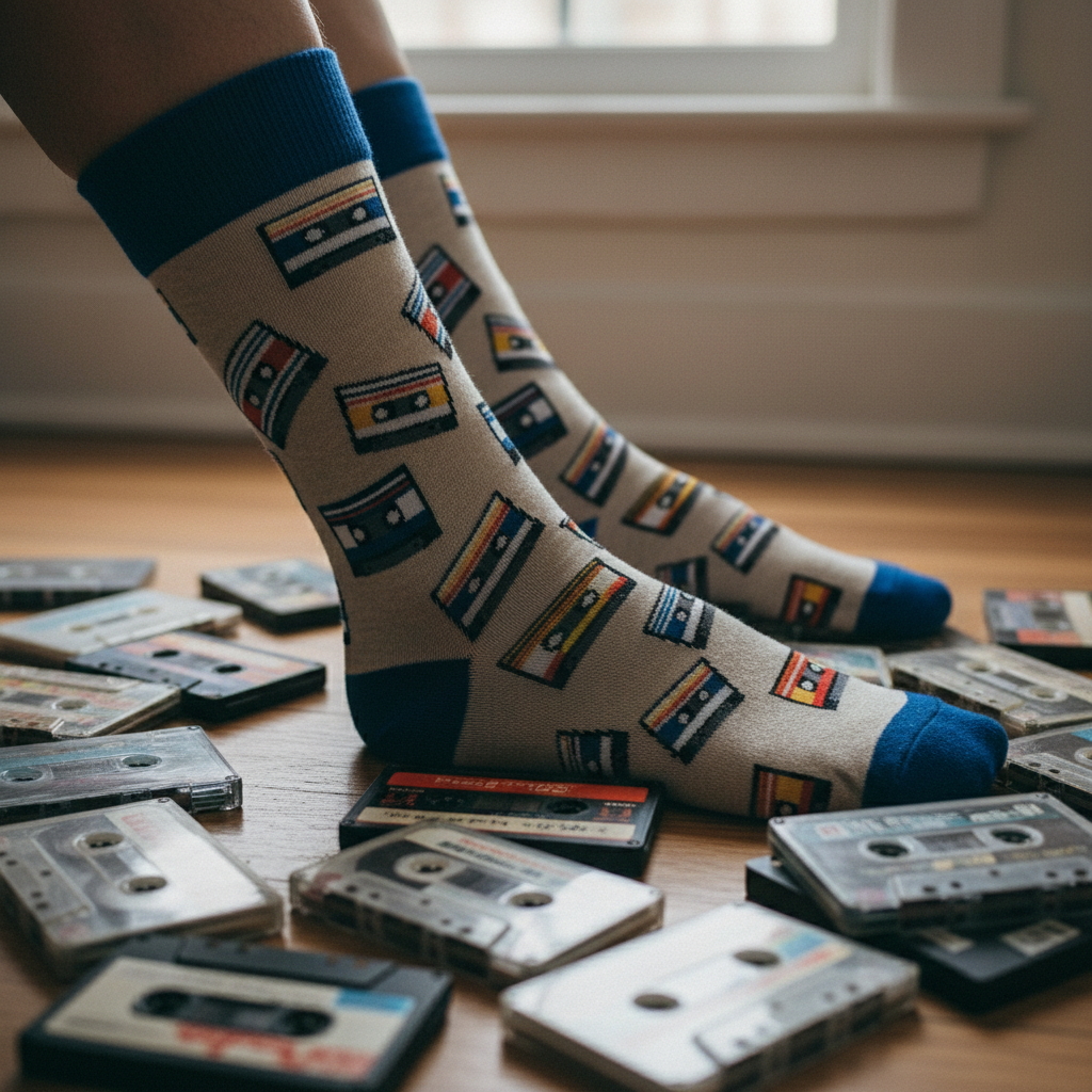 RETRO RHYTHMS SOCKS + GIFTBOX