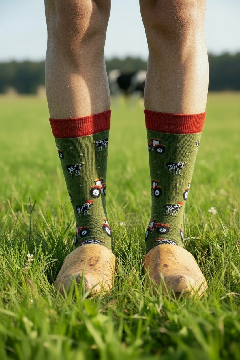 FARM LIFE BAMBOO SOCKS + GIFTBOX