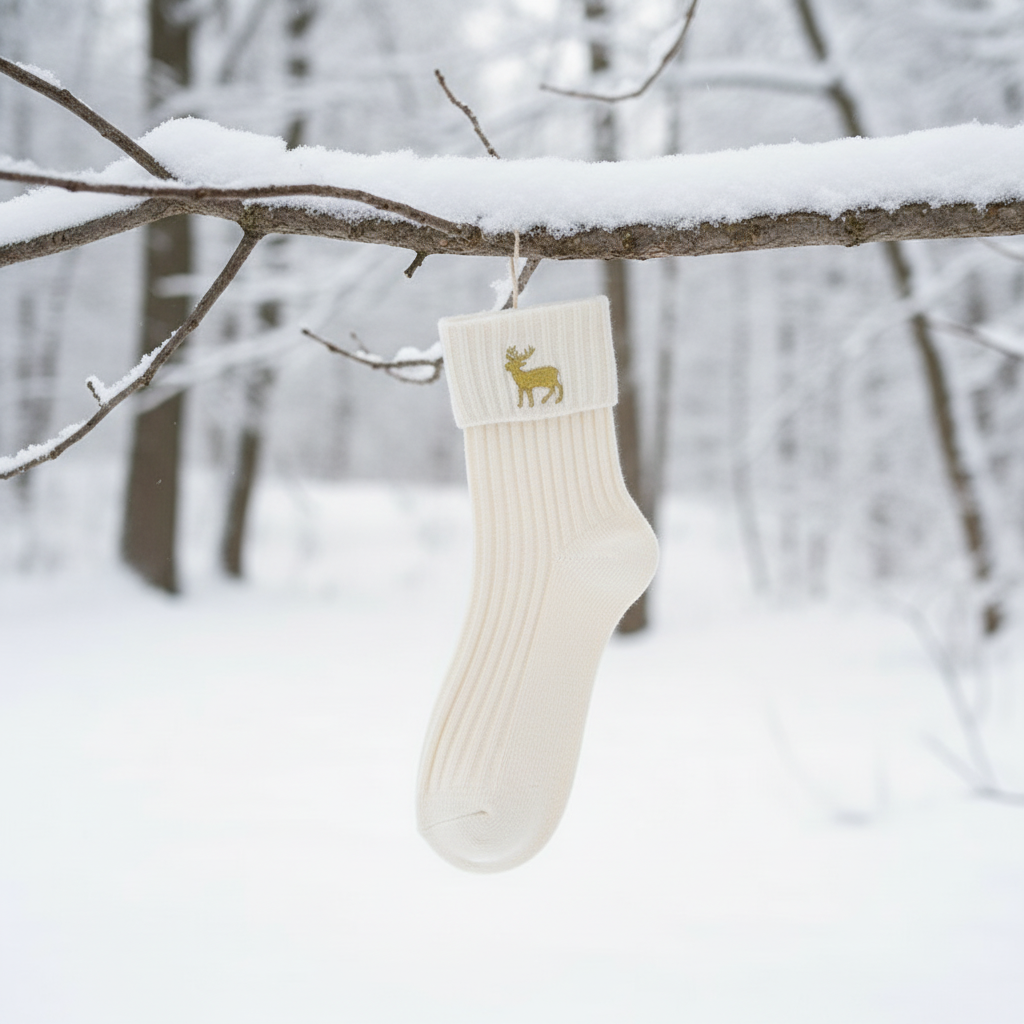 CHRISTMAS SOCKS FOR HER + GIFTBOX