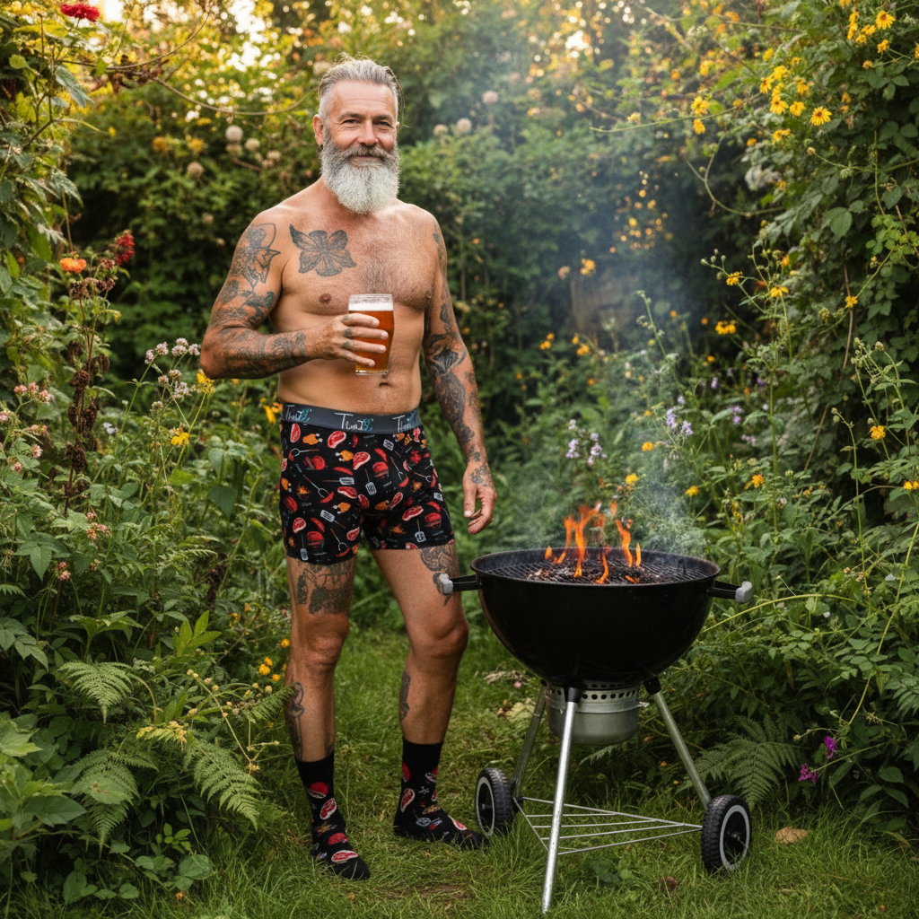 BBQ MASTER BOXERS & SOCKS + GIFTBOX