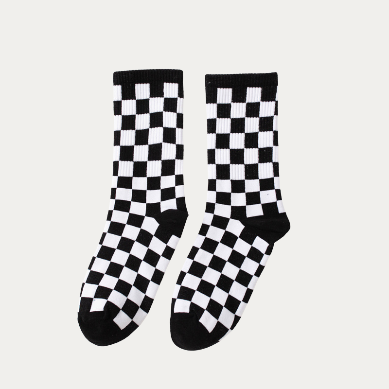 CHECKERED SOCKS 4 PACK + GIFTBOX